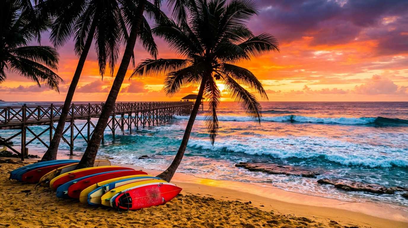 explorez les meilleurs spots de surf à siargao island, paradis des surfeurs avec ses vagues idéales, plages magnifiques et ambiance tropicale unique.