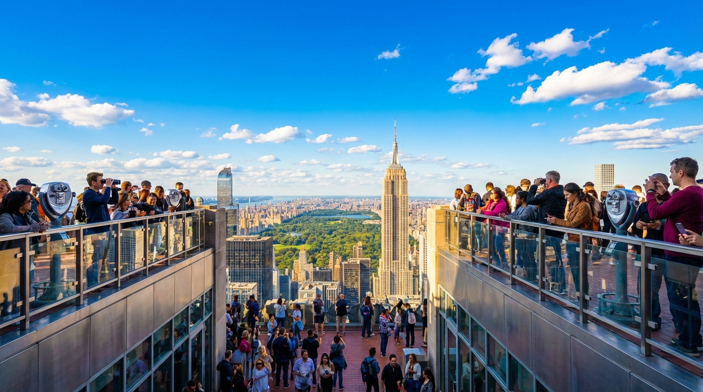 découvrez top of the rock, un incontournable à new york : guide de visite, conseils pratiques et meilleures vues panoramiques pour profiter pleinement de cette expérience unique.