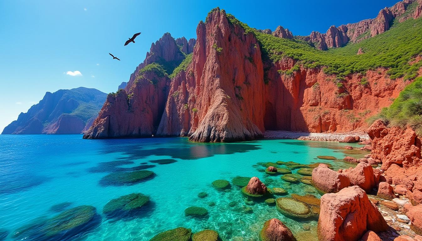explorez la réserve naturelle de scandola, un site exceptionnel riche en biodiversité, paysages à couper le souffle et merveilles naturelles à découvrir en corse.