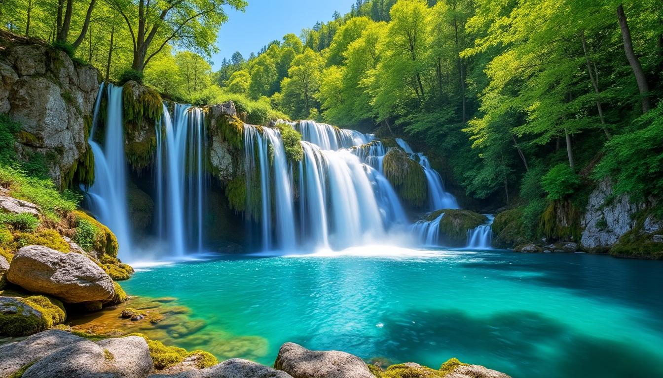 explorez le parc national de krka en croatie, un site naturel exceptionnel réputé pour ses cascades magnifiques, sa biodiversité riche et ses paysages à couper le souffle.