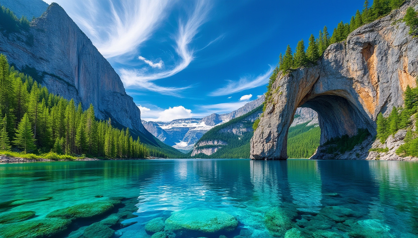 explorez le lac de la pierre percée et laissez-vous émerveiller par ses paysages naturels exceptionnels, parfaits pour les amoureux de la nature et les amateurs de randonnée.