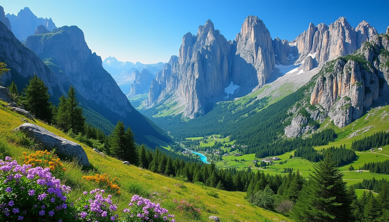 explorez les paysages époustouflants des picos de europa et plongez au cœur de la nature préservée entre montagnes, forêts et lacs.