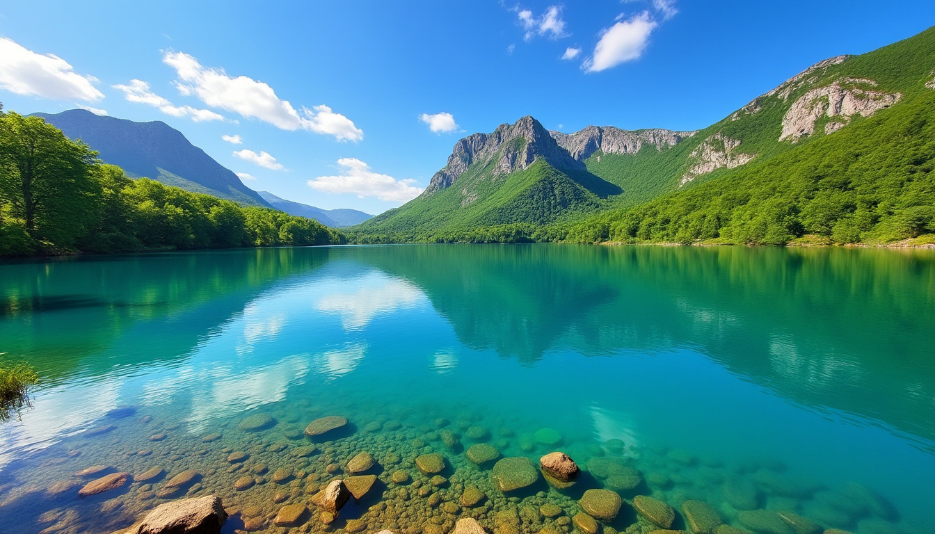 découvrez le lac pavin en auvergne, un joyau naturel aux eaux cristallines et aux paysages époustouflants. un site incontournable pour les amoureux de la nature et les randonneurs.