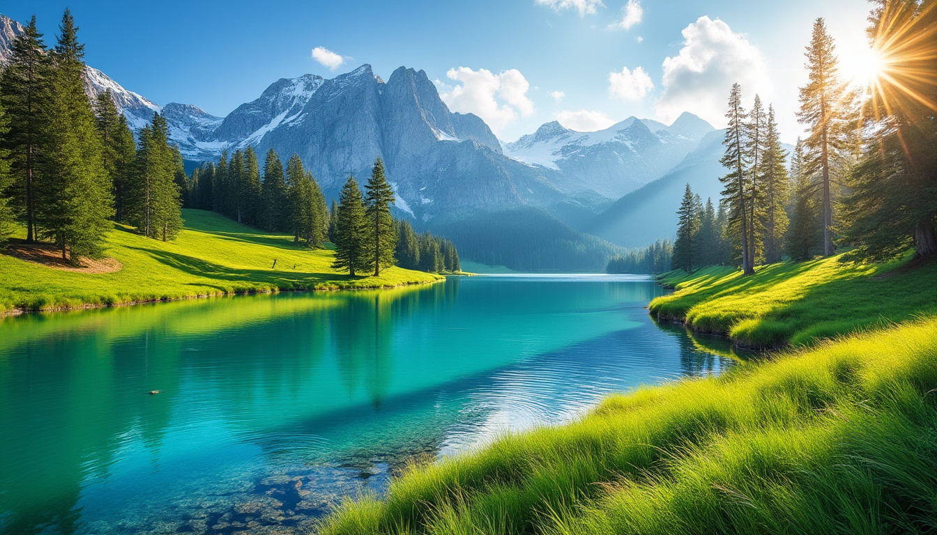 explorez la beauté naturelle du lac des vaches, un lieu paisible idéal pour la randonnée, la détente et la découverte de paysages préservés au cœur de la nature.
