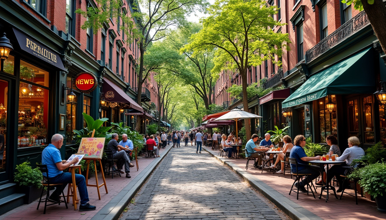 plongez dans l'ambiance unique et authentique du greenwich village à manhattan, un quartier emblématique riche en histoire, culture et charme bohème.